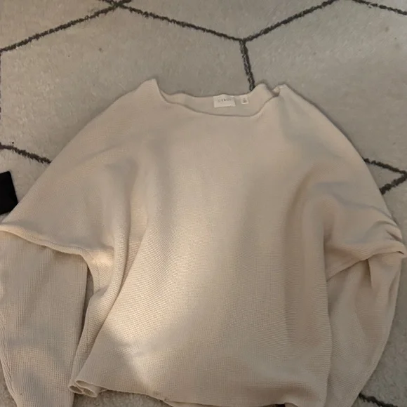 Cyrus Cream Crew Neck Sweater - Picture 1 of 2